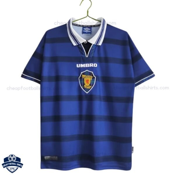 Scotland Home Men Football Shirt 1998 - Front View