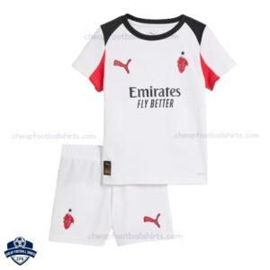 AC Milan Away Kids Cheap Football Kit 2025/26 - Front View