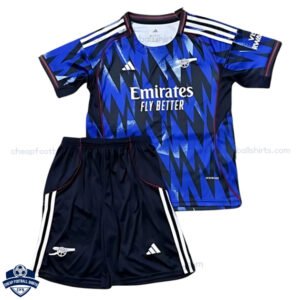 Arsenal Away Kids Football Kit 25/26 - Front View