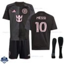 Inter Miami MESSI 10 Away Kids Cheap Football Kit 2025/26 - Over View