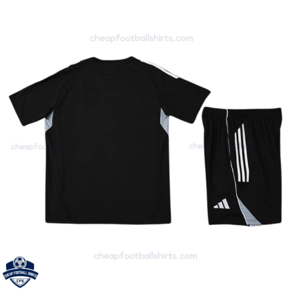 Back View of Inter Miami 25/26 Black Training Kids Football Kit