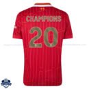Liverpool Champions 20 Home Men Football Shirt 24/25 - Back View