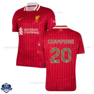 Liverpool Champions 20 Home Men Football Shirt 24/25 - Over View