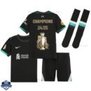 Liverpool Champions Gold Trophy Away Kids Football Kit 24/25 - Over View