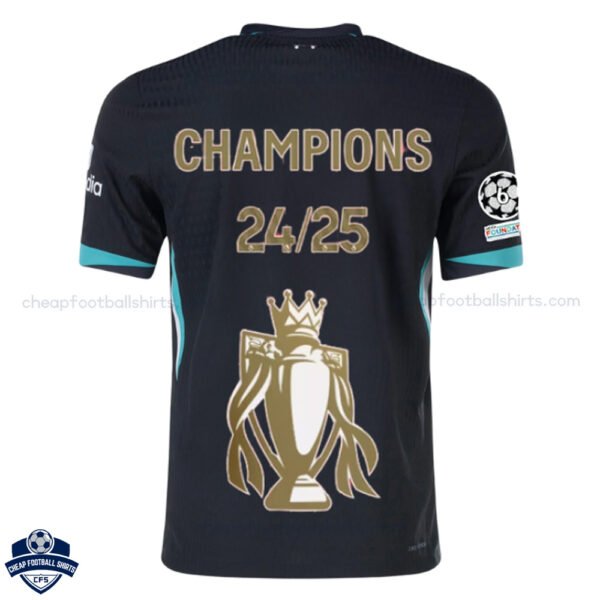 Liverpool Champions Gold Trophy Away Men Football Shirt 24/25 - Front View