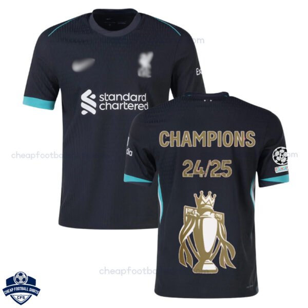 Liverpool Champions Gold Trophy Away Men Football Shirt 24/25 - Over View