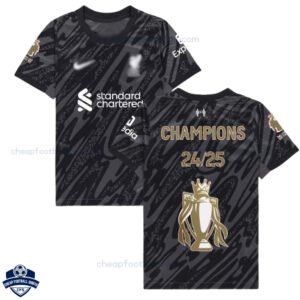 Liverpool Champions Gold Trophy Goalkeeper Men Football Shirt 24/25 - Over View