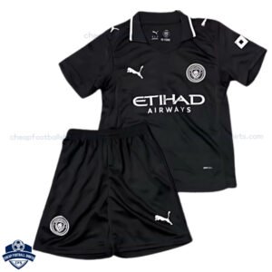 Manchester City Third Kids Football Kit 25/26 - Front View