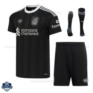 Liverpool Goalkeeper Kids Cheap Football Kit 25/26 - Front view