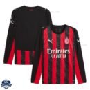 AC Milan Home Men Football Shirt 25/26 Long Sleeve - overview