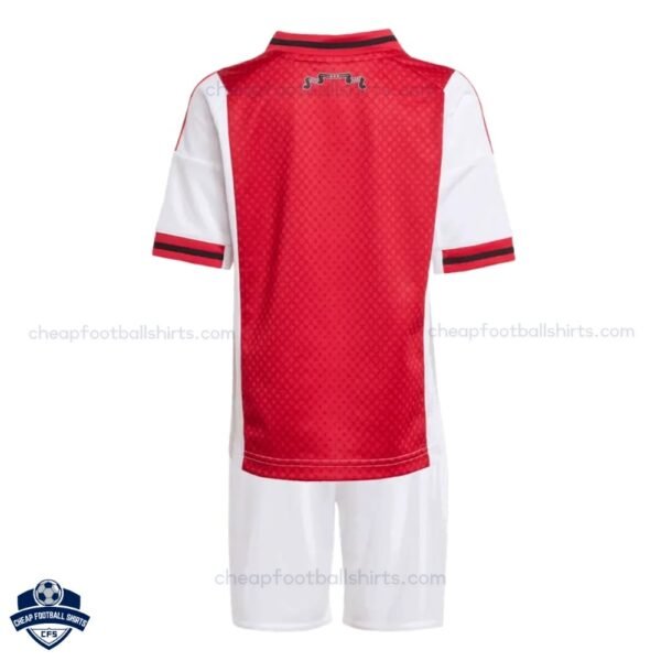 Ajax Home Kids Cheap Football Kit 2025/26 - Back View