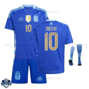 Argentina Messi 10 Away Kids Football Kit 24/25 - overview