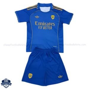 Arsenal Blue Training Kids Football Kit 25/26 - front view