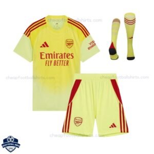 Arsenal Goalkeeper Kids Football Kit 25/26
