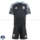 Aston Villa Away Kids Football Kit 25/26 - front view