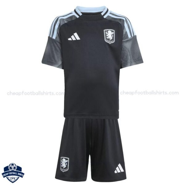 Aston Villa Away Kids Football Kit 25/26 - front view