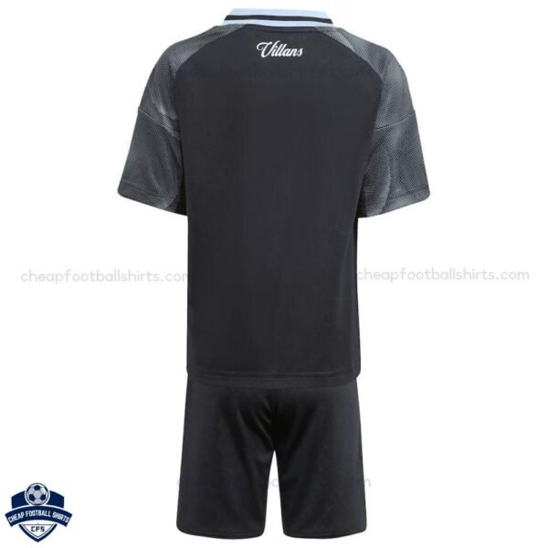 Aston Villa Away Kids Football Kit 25/26 - back view