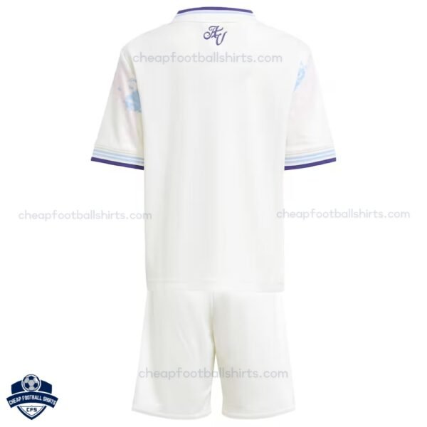 Aston Villa Third Kids Football Kit 25/26 - Back View