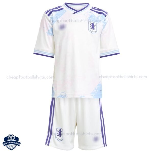 Aston Villa Third Kids Football Kit 25/26 - Front View
