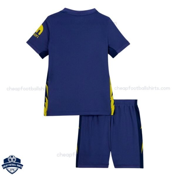 Atletico Madrid Away Kids Football Kit 25/26 - back view