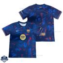 Barcelona Blue Training Men Football Shirt 25/26 - overview