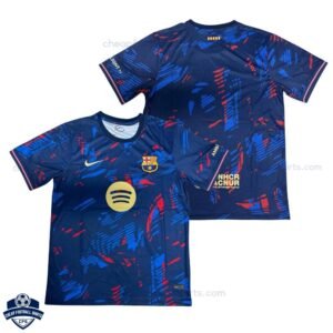 Barcelona Blue Training Men Football Shirt 25/26 - overview