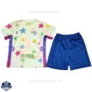 Barcelona Cherry Blossom Kids Football Kit 25/26 - back view