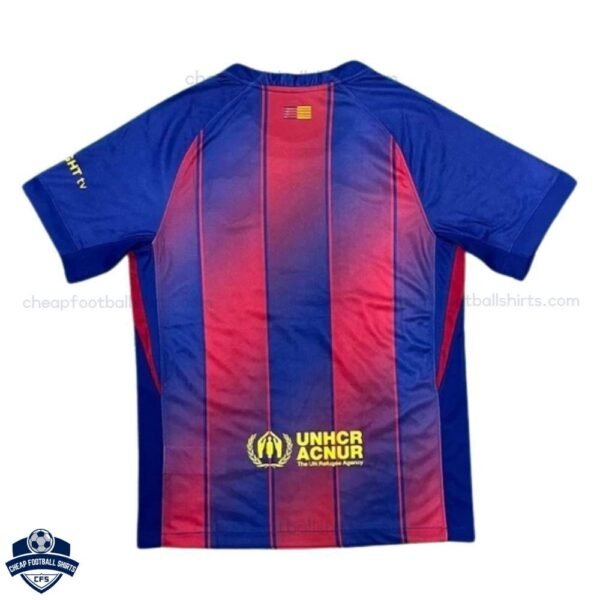 Barcelona Home Men Football Shirt 25/26 - back view