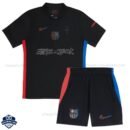 Barcelona x Travis Scott Away Limited Edition Kids Football Kit 25/26 - front view
