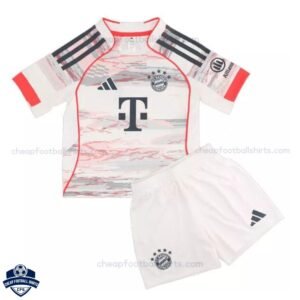 Bayern Munich Away Kids Football Kit 25/26 - front view