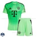 Bayern Munich Goalkeeper Kids Football Kit 25/26 - front view