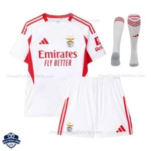 Benfica Third Kids Cheap Football Kit 2025/26 - Front View