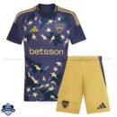 Boca Juniors Third Kids Football Kit 25/26 - front view
