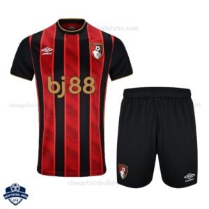 Bournemouth Home Kids Football Kit 25/26 - Front View