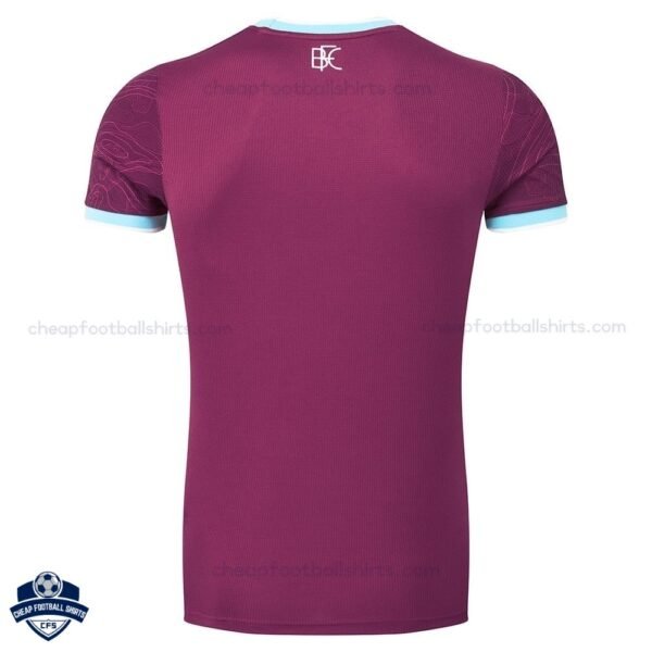Burnley Home Cheap Football Shirts 2025/26 - Back View