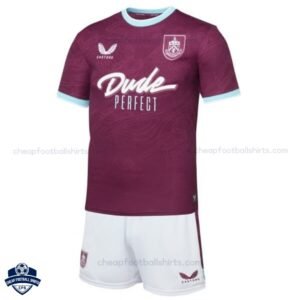 Burnley Home Kids Cheap Football Kit 2025/26 - Overview
