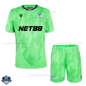 Crystal Palace Green Goalkeeper Kids Football Kit 25/26 - Front View