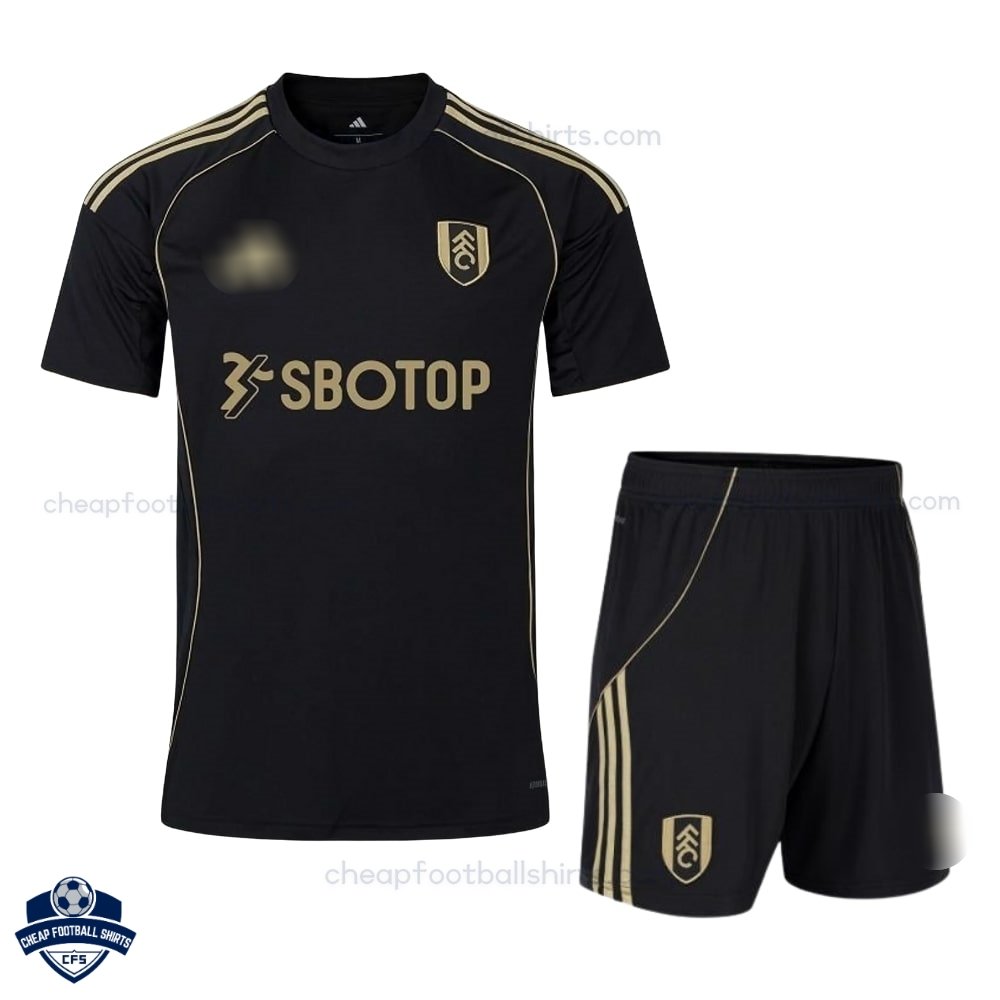 Fulham Third Kids Football Kit 25/26 - Front View