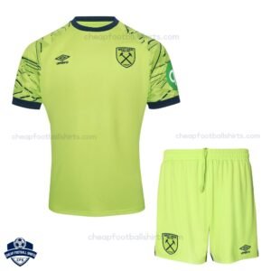 West Ham United Goalkeeper Kids Football Kit 25/26 - Front View
