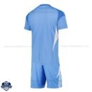 Leeds United Blue Goalkeeper Kids Football Kit 25/26 - Back View