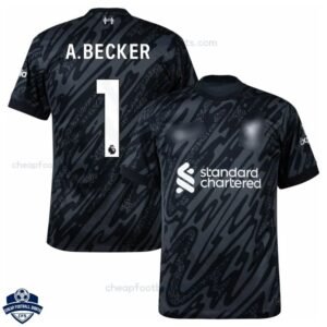 Liverpool A.BECKER 1 Goalkeeper Men Football Shirt 24/25 - Over View