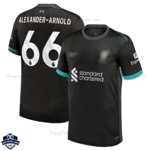 Liverpool Away Men Football Shirt 24/25 ALEXANDER-ARNOLD 66 - Overview