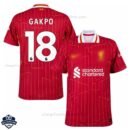 Liverpool Home Men Football Shirt 24/25 GAKPO 18 - Front View