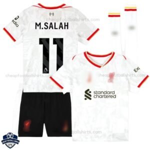 Liverpool Third Kids Football Kit 24/25 M.SALAH 11 - Front View