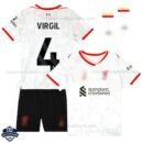 Liverpool Third Kids Football Kit 24/25 VIRGIL 4 - Front View