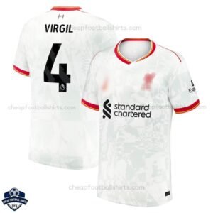 Liverpool Third Men Football Shirt 24/25 VIRGIL 4 - Front View