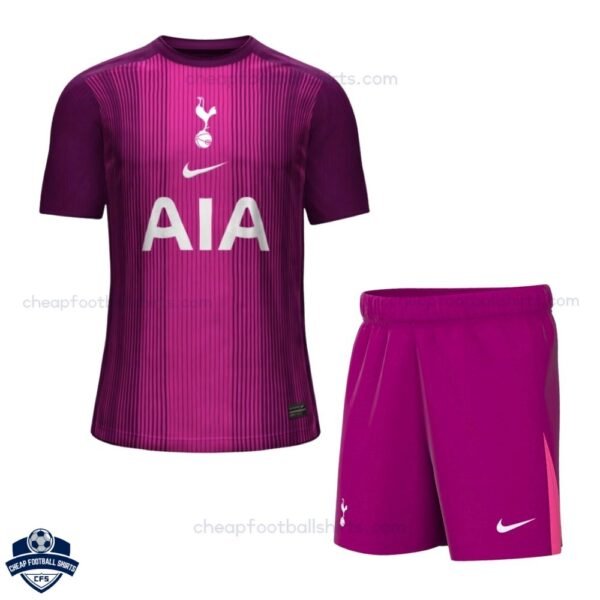 Tottenham Hotspur Goalkeeper Kids Football Kit 25/26