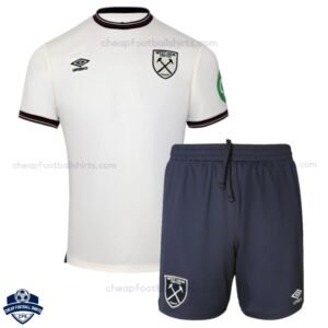 West Ham United Away Kids Football Kit 25/26