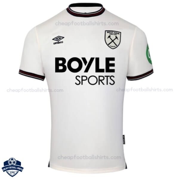 West Ham United Away Men Football Shirt 25/26 - Front View