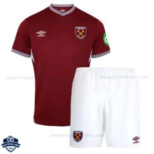 West Ham United Home Kids Football Kit 25/26